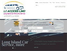 Tablet Screenshot of liaccesslimo.com